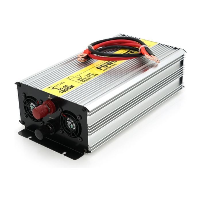 Автомобильный инвертор 12V/220V 1000W чистая синусоида, 2xShuko, 1xUSB Ritar (RSC-1000) изображение 2