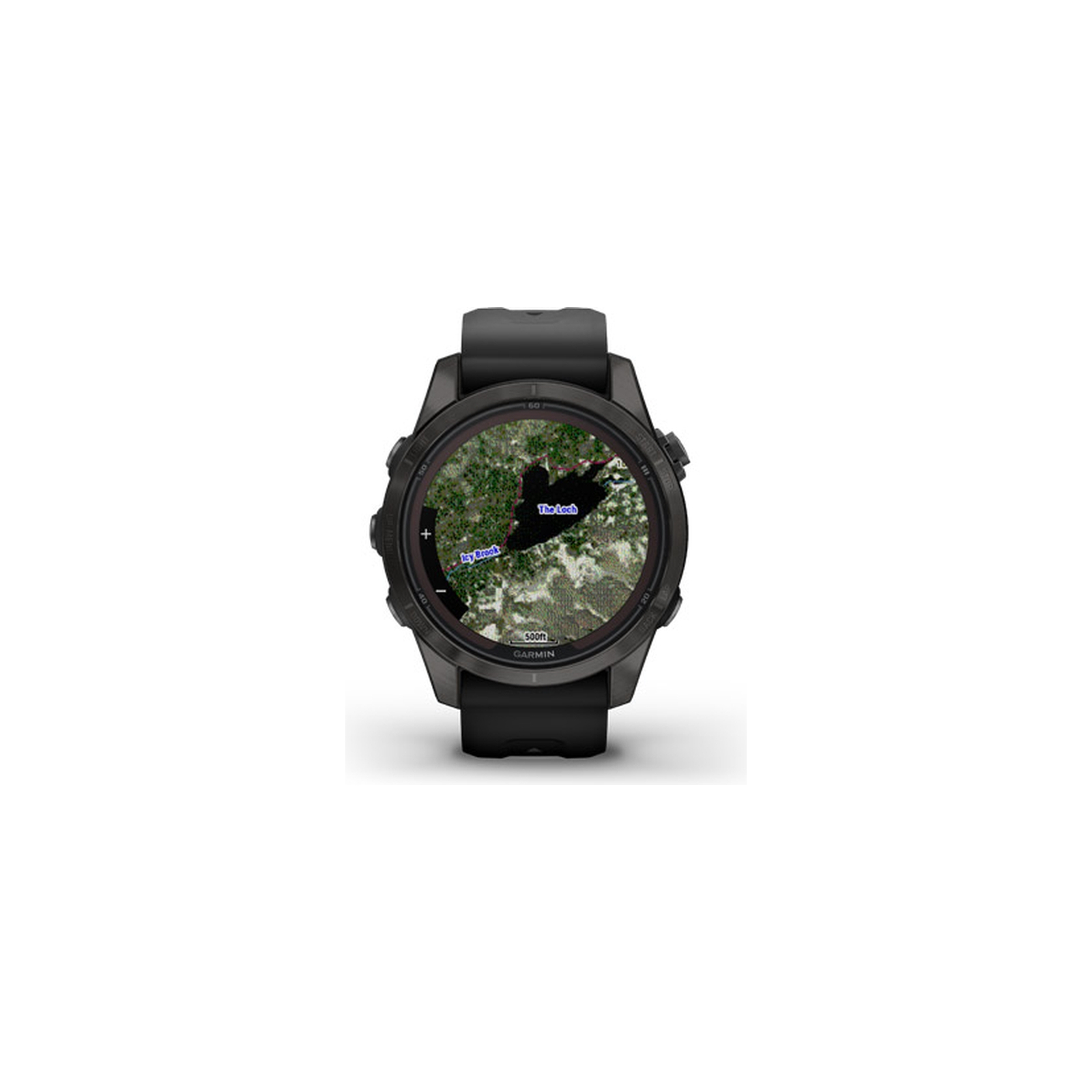 Смарт-часы Garmin fenix 7S Pro Saph Solar, Carbon Gray Ti w/Black Band, GPS (010-02776-11) изображение 5