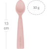 Набор детской посуды MinikOiOi Scooper - Pinky Pink силиконовая ложка (101140002) изображение 2