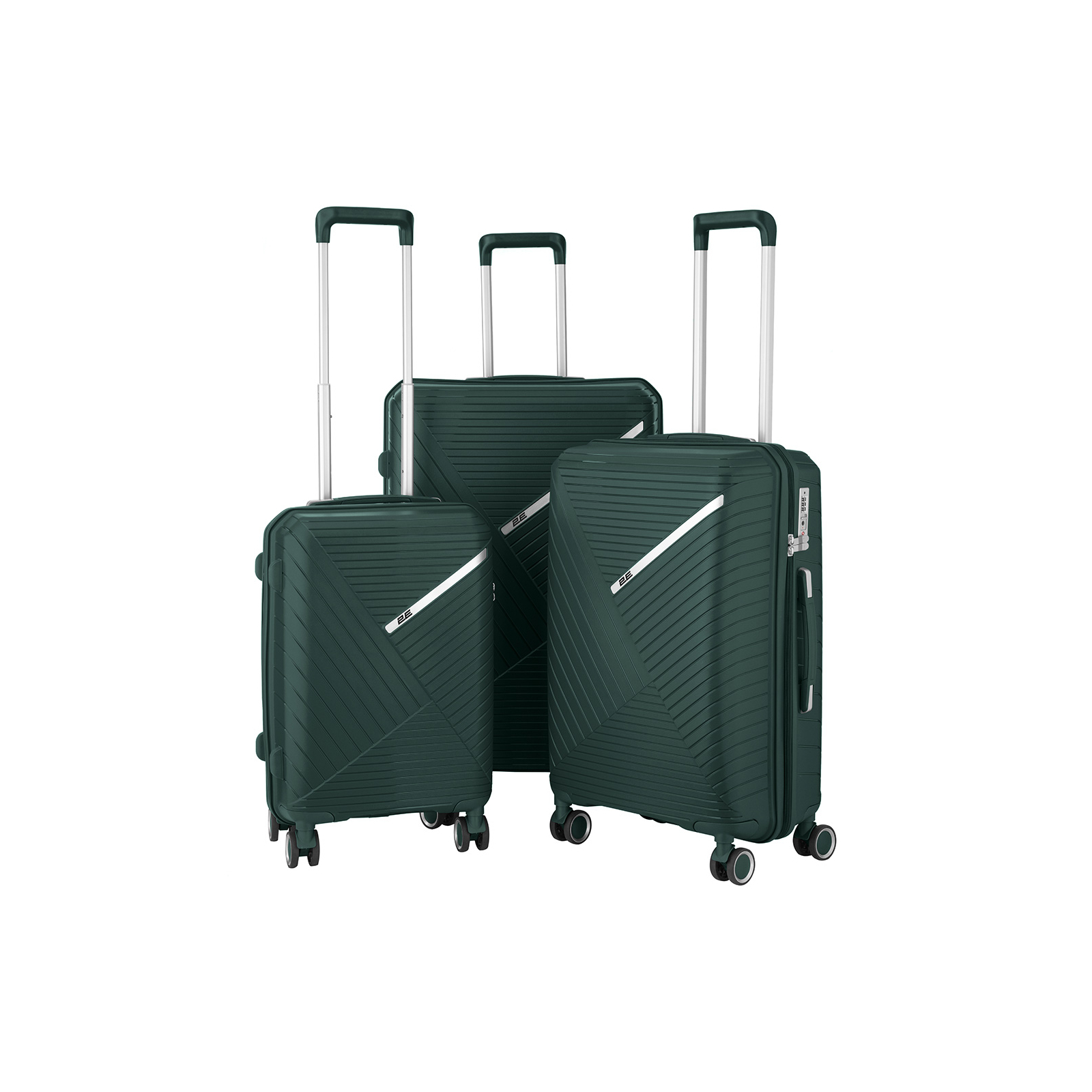 Набор чемоданов 2E Sigma (L+M+S) смарагд (2E-SPPS-SET3-EG)