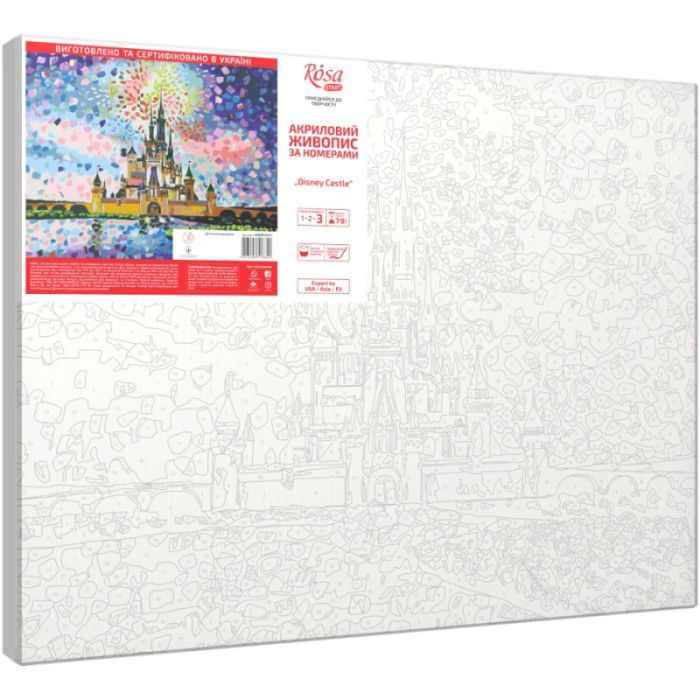 Картина по номерам Rosa Start Disney castle 35 х 45 см (4823098518822) изображение 2