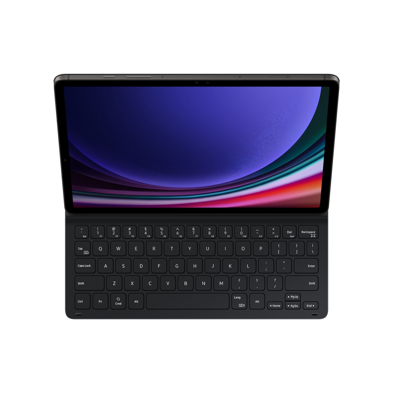 Чохол до планшета Samsung Samsung Tab S9 Book Cover Keyboard Slim Black (EF-DX710BBEGUA) зображення 2