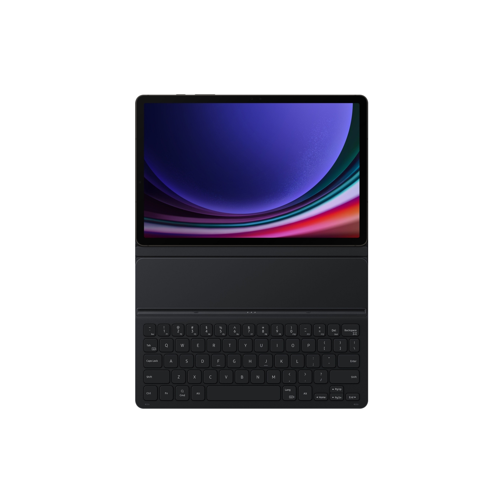Чохол до планшета Samsung Samsung Tab S9 Book Cover Keyboard Slim Black (EF-DX710BBEGUA) зображення 5