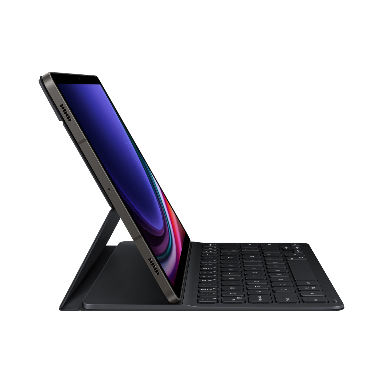 Чехол для планшета Samsung Samsung Tab S9 Book Cover Keyboard Slim Black (EF-DX710BBEGUA) изображение 6