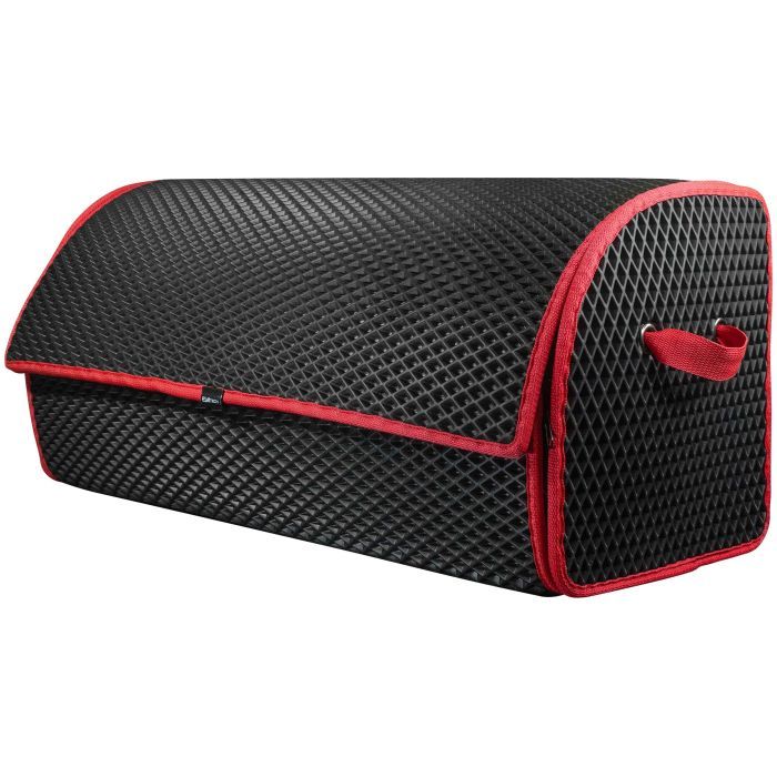 Сумка-органайзер EVAtech L-PRO 32x75x30 см. Ромб черный с красным кантом (BS13641OL3RBR) изображение 5