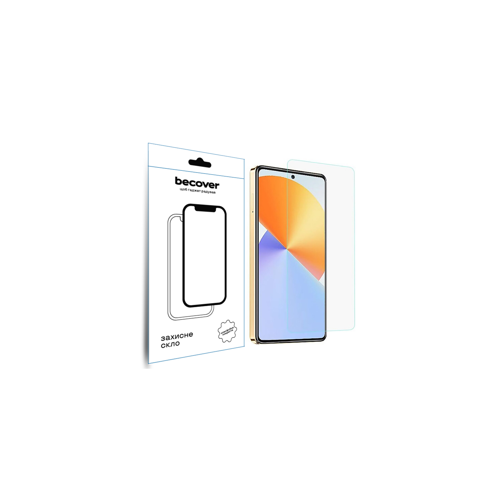 Стекло защитное BeCover Infinix Note 30 NFC (X6833B) 3D Crystal Clear Glass (709727)