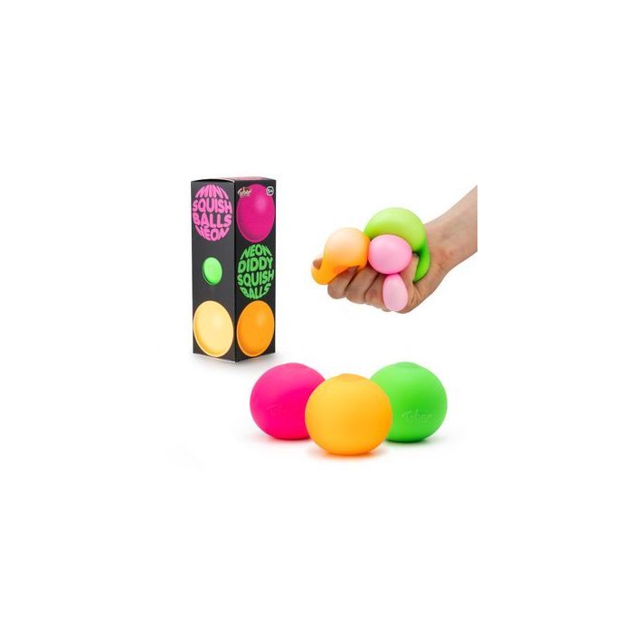 Антистрес Tobar Сквіш Неон, 3 в наборі (39999) зображення 3