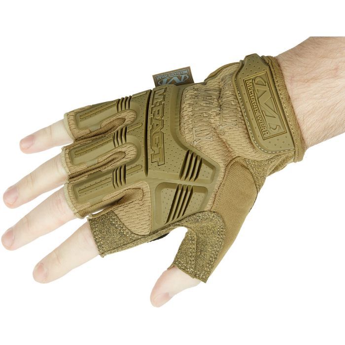 Тактические перчатки Mechanix M-Pact Fingerless XL Coyote (MFL-72-011) изображение 3