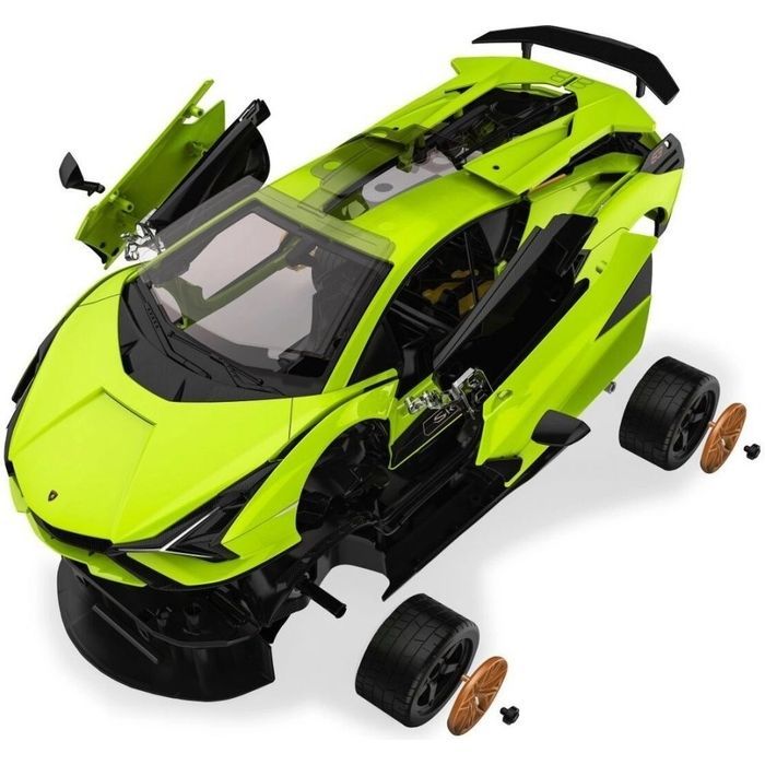 Радиоуправляемая игрушка Rastar Lamborghini Sian конструктор 1:18 (97400) изображение 5