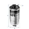 Фильтр топливный UFI 24.428.00