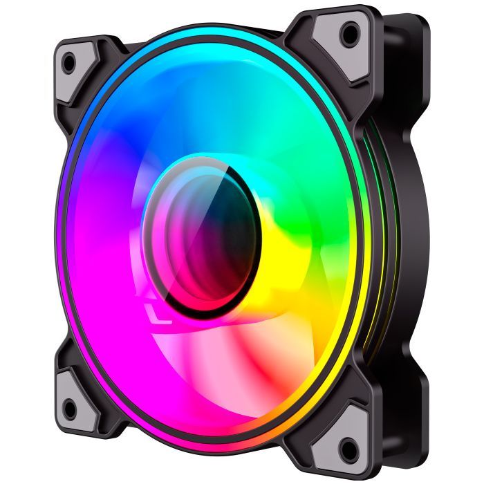 Кулер для корпуса Gamemax Dual Ring Infinity BK изображение 3