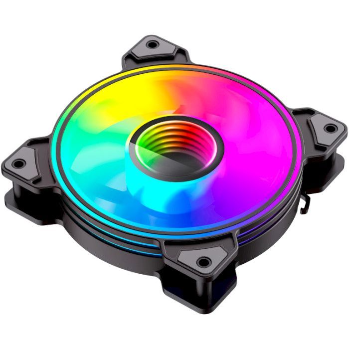 Кулер для корпуса Gamemax Dual Ring Infinity BK изображение 4