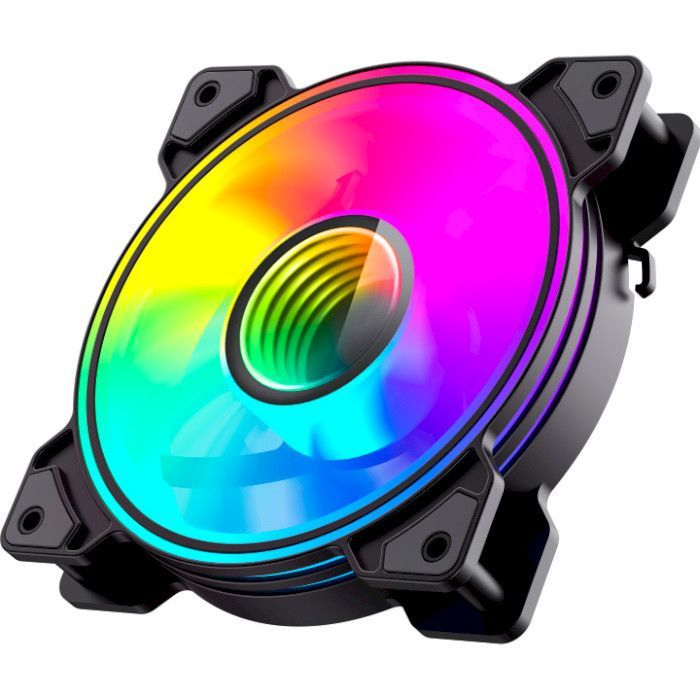 Кулер для корпуса Gamemax Dual Ring Infinity BK изображение 5