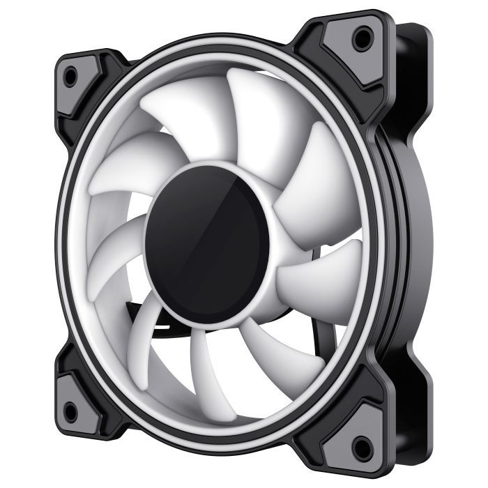 Кулер для корпуса Gamemax Dual Ring Infinity BK изображение 6