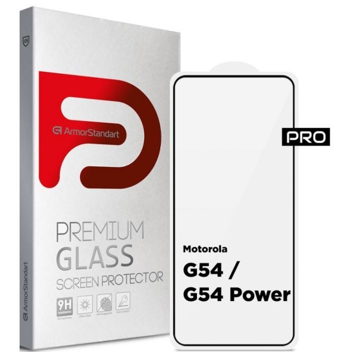 Стекло защитное Armorstandart Pro Motorola G54 / G54 Power Black (ARM71082)