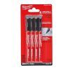 Набор маркеров Milwaukee Fine Tip INKZALL черный, 4шт (48223164) изображение 3