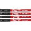 Набор маркеров Milwaukee Fine Tip INKZALL черный, 4шт (48223164)