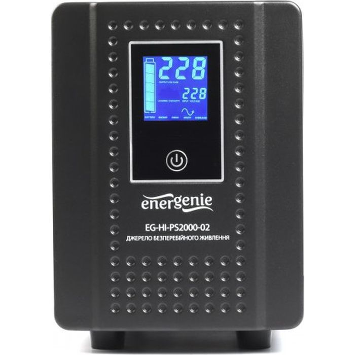 Пристрій безперебійного живлення EnerGenie EG-HI-PS2000-02, 2000VA (EG-HI-PS2000-02) зображення 2