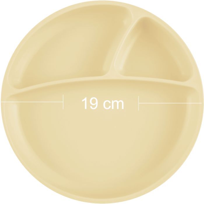 Тарелка детская MinikOiOi Portions секционная Mellow Yellow (101050006) изображение 2