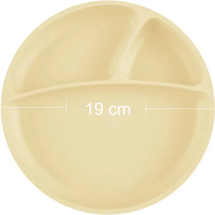 Тарелка детская MinikOiOi Portions секционная Mellow Yellow (101050006) изображение 2