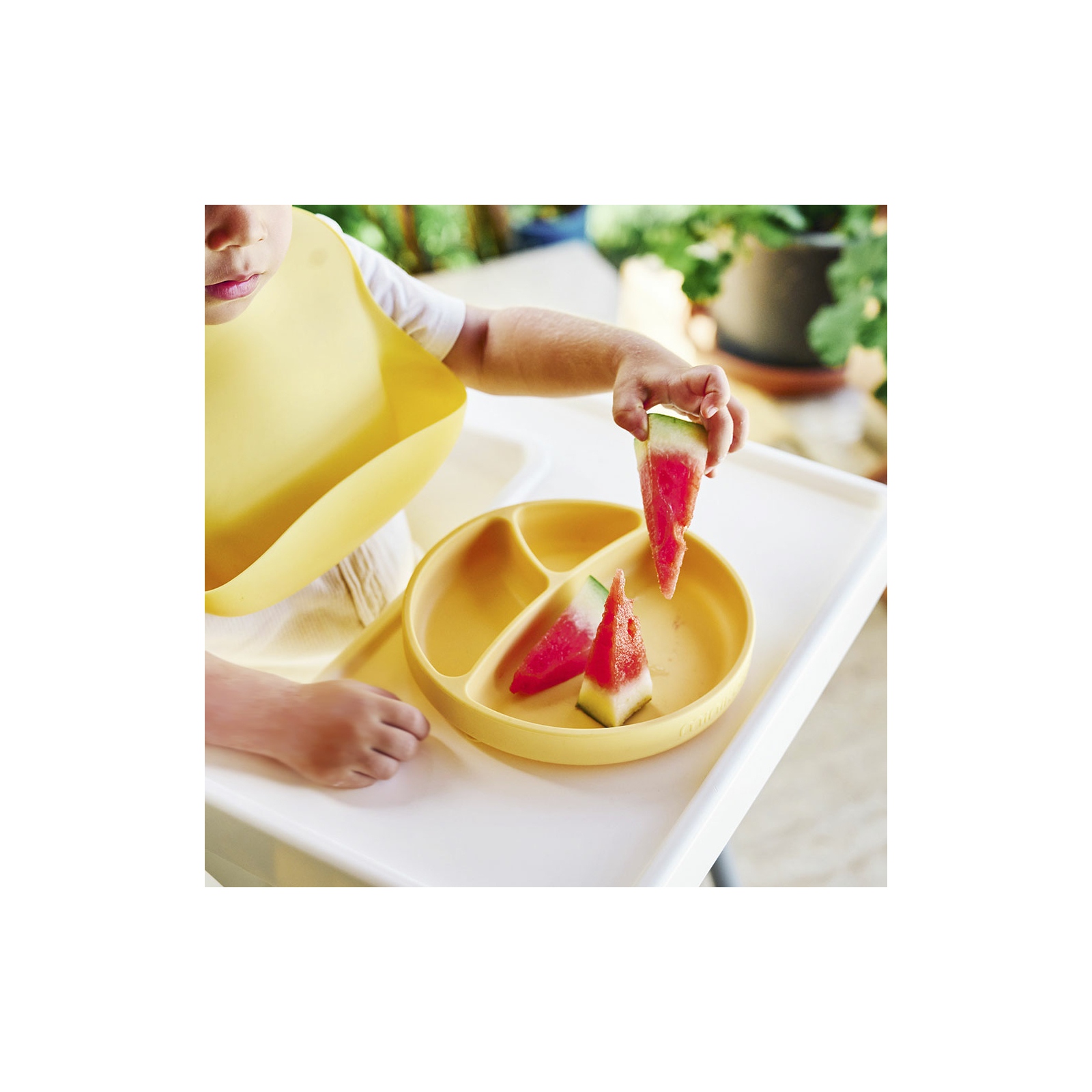 Тарелка детская MinikOiOi Portions секционная Mellow Yellow (101050006) изображение 8