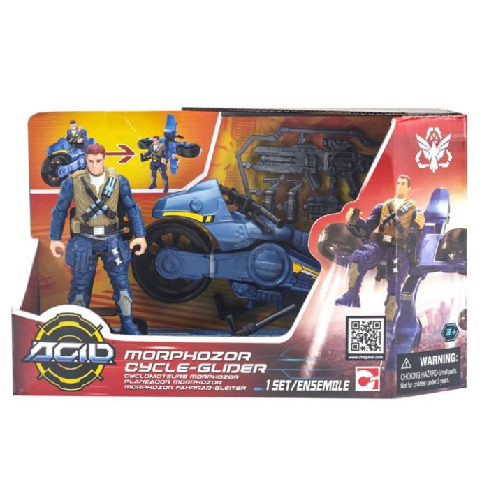 Игровой набор A.C.I.D. MorphoZor Cycle-Glider/МорфоЗор Мотопланер (535001) изображение 8