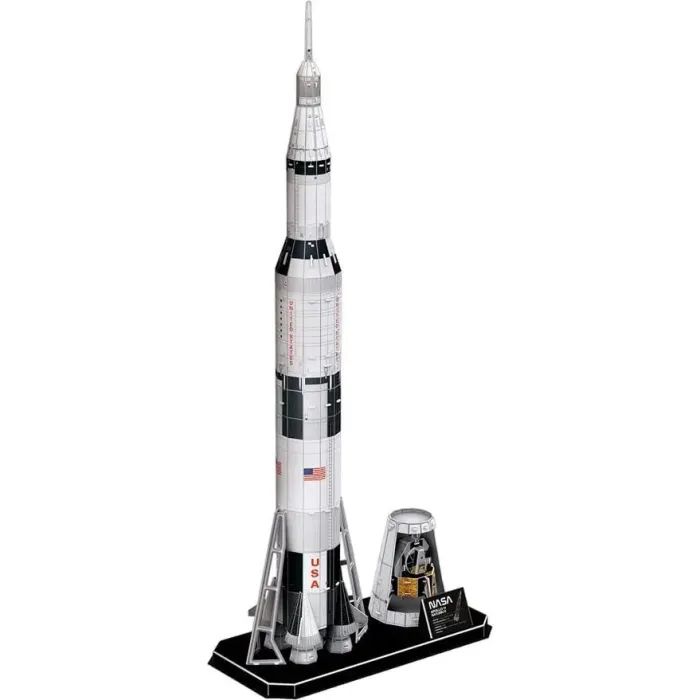 Пазл Cubic Fun 3D NASA Ракета Аполлон Сатурн-5 (DS1059h) зображення 2