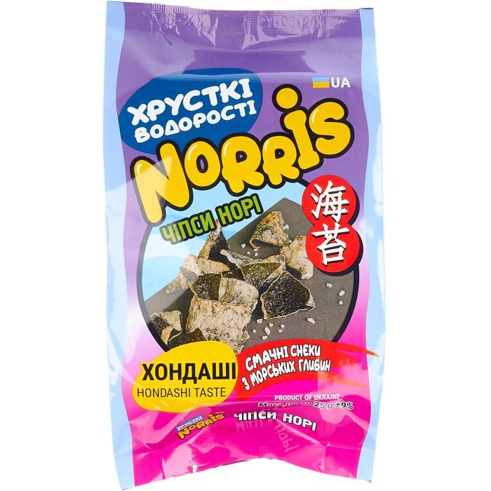 Чипсы Norris норы из хондаши 25 г (2950004)