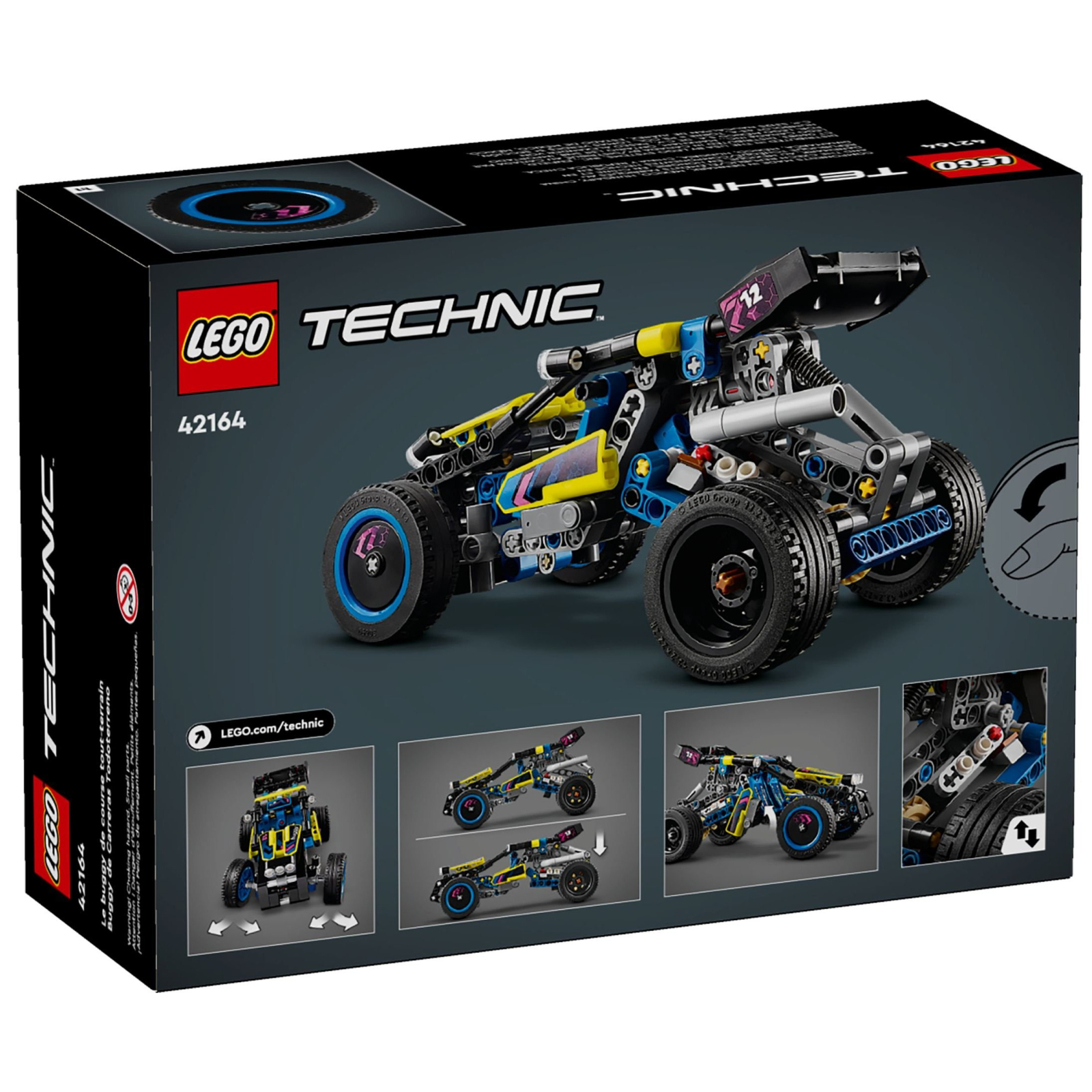 Конструктор LEGO Technic Внедорожник багги для гонок 219 деталей (42164) изображение 7