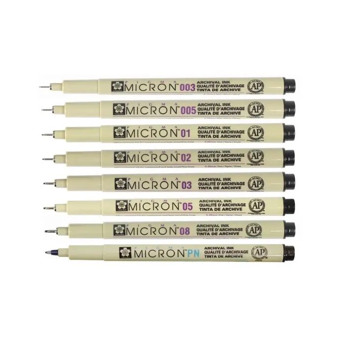 Лайнер Sakura Pigma Micron (0.1) 0,25 мм Сірий (084511333666) зображення 4