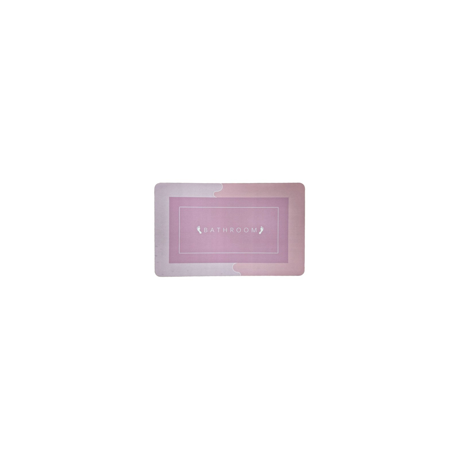 Коврик для ванной Stenson суперпоглощающий 40 х 60 см прямоугольный светло-розовый (R30937 l.pink)
