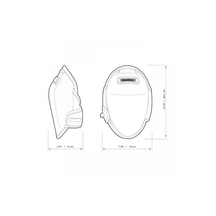 Наколенники защитные ToughBuilt FoamFit TB-KP-2B (TB-KP-2B) изображение 7