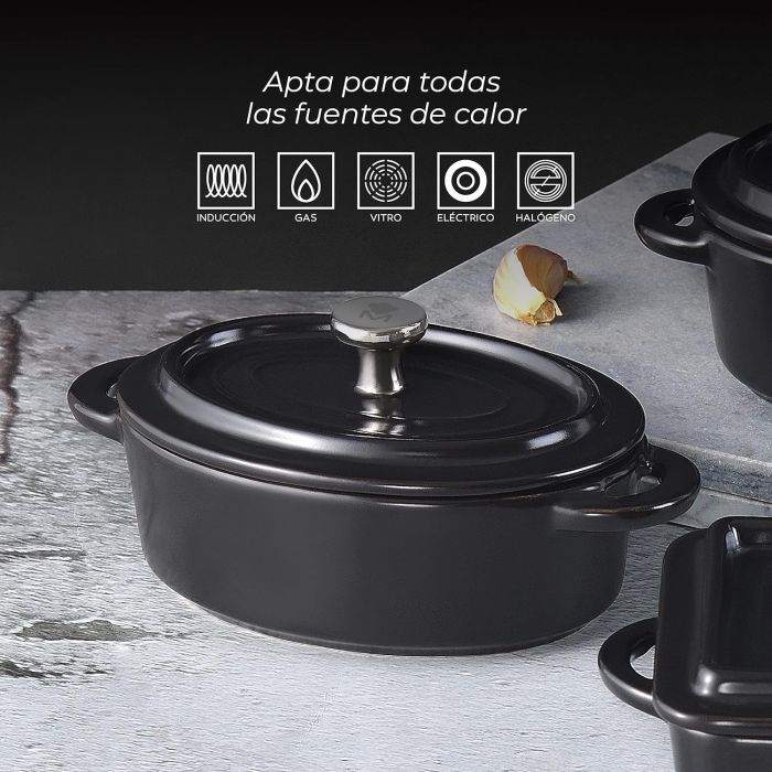 Рамекін MasterPro Foodies Cook & Share овальний 16 х 9,8 см (BGMP-10203) зображення 3