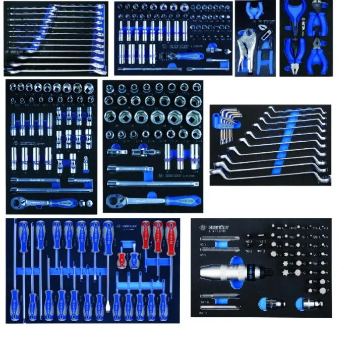 Набор инструментов KING TONY для тележки 259 шт. в ложементе (934-018MRVD)