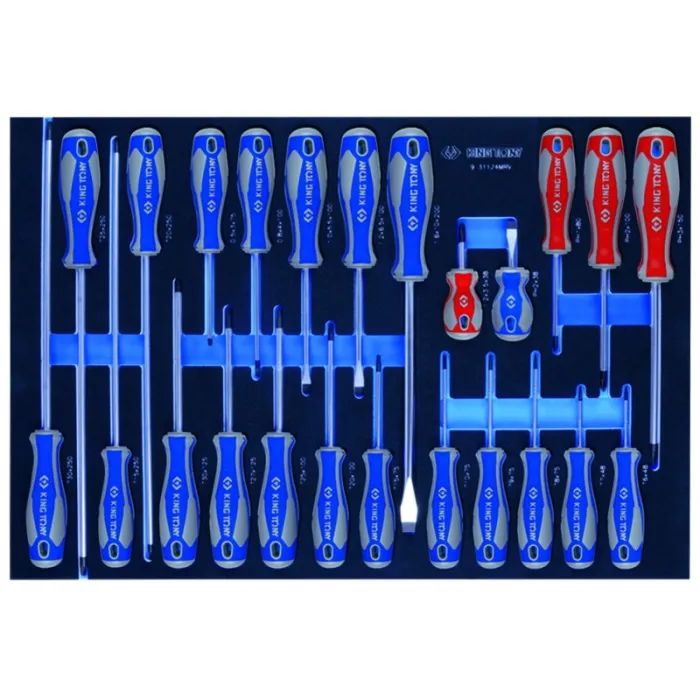 Набор инструментов KING TONY для тележки 259 шт. в ложементе (934-018MRVD) изображение 7
