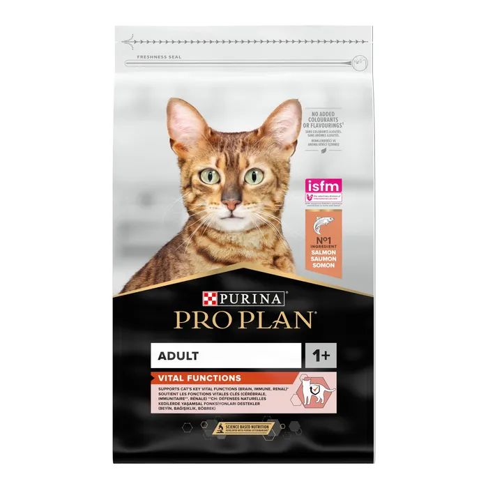 Сухой корм для кошек Purina Pro Plan Original с лососем 10 кг (7613036508315)