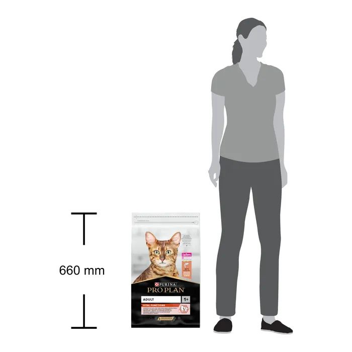 Сухой корм для кошек Purina Pro Plan Original с лососем 10 кг (7613036508315) изображение 4