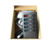 Концентратор Dynamode 5 ports USB3.0 to 4*USB3.0+2.4А Power Adapter 2.5A/12V (DM-UH-P405-G) зображення 9