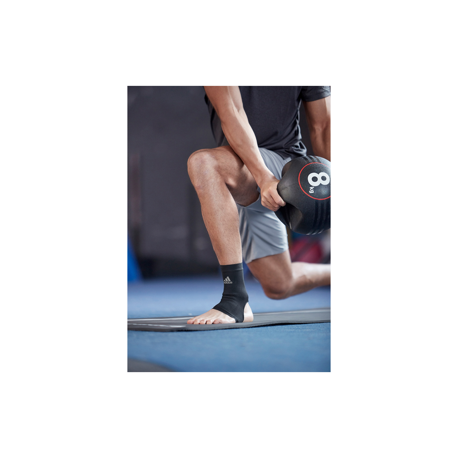 Фиксатор голеностопа Adidas Performance Ankle Support ADSU-13314 Чорний XL (885652007559) изображение 2