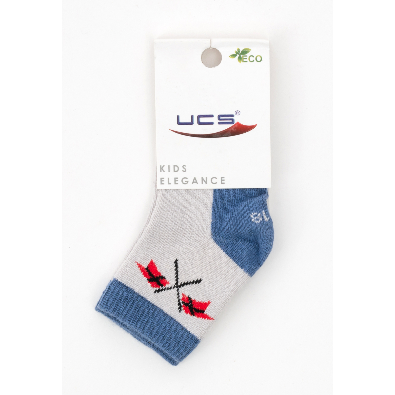 Шкарпетки дитячі UCS Socks з прапорцем (M0C0101-0816-1B-blue) зображення 2