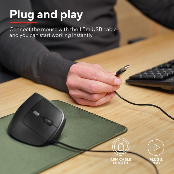 Мышка Trust Bayo II Ergonomic USB White (25397) изображение 10