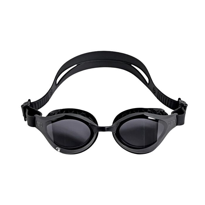 Очки для плавания Arena Air-Bold Swipe 004714-101 сірий, чорний, голубий OSFM (3468336644324)