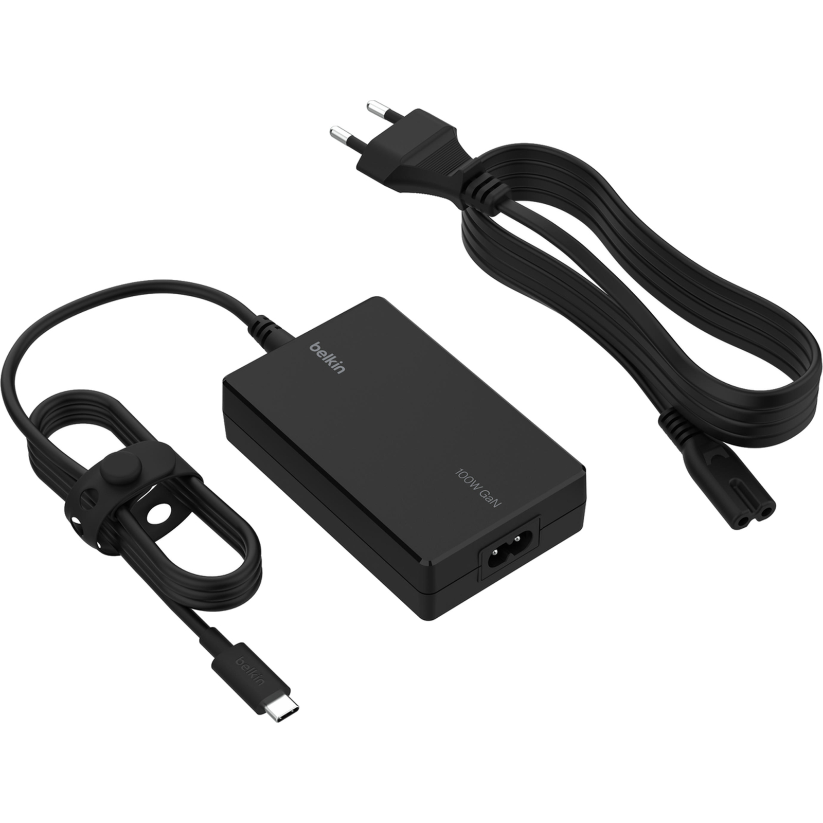 Зарядное устройство Belkin USB-С 100W GAN PD PPS + cable USB-C 2m (INC016VFBK) изображение 2