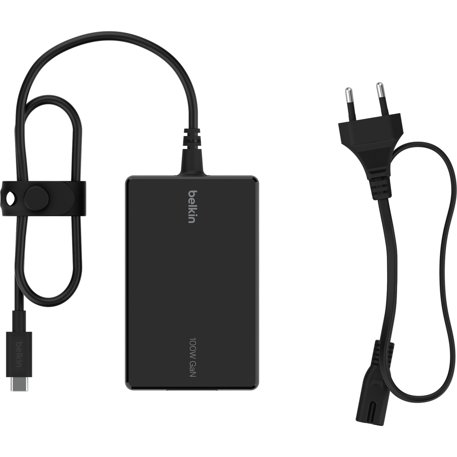 Зарядное устройство Belkin USB-С 100W GAN PD PPS + cable USB-C 2m (INC016VFBK) изображение 3