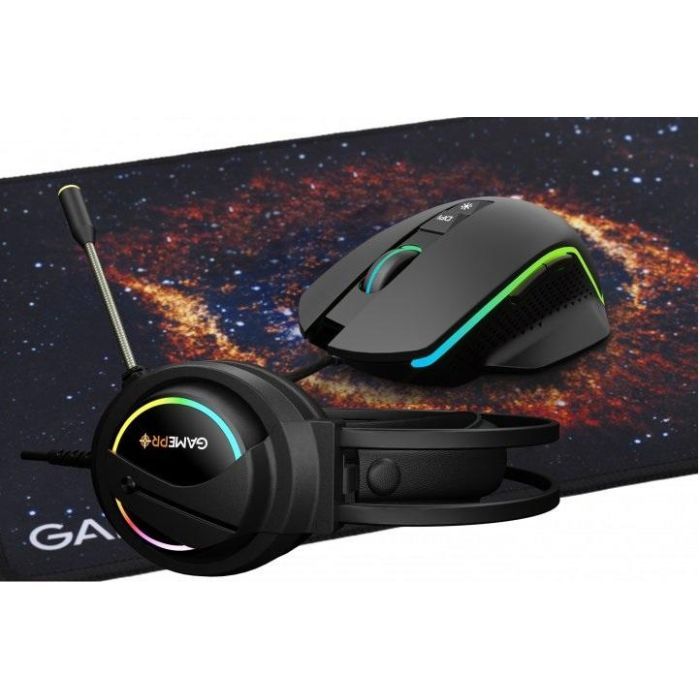 Мышка GamePro GS890 Combo 3 в 1 миша + ігрова поверхня + гарнітура (GS890) изображение 2