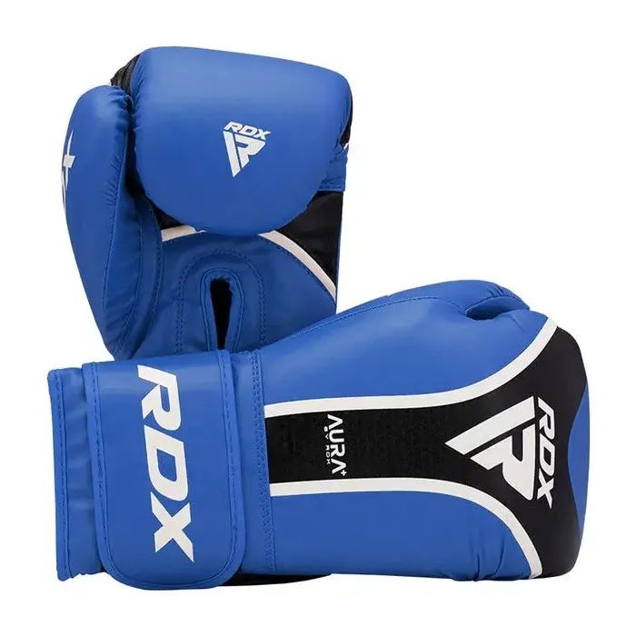 Боксерские перчатки RDX Aura Plus T-17 Black Golden 10 унцій (BGR-T17BGL-10OZ+) изображение 2