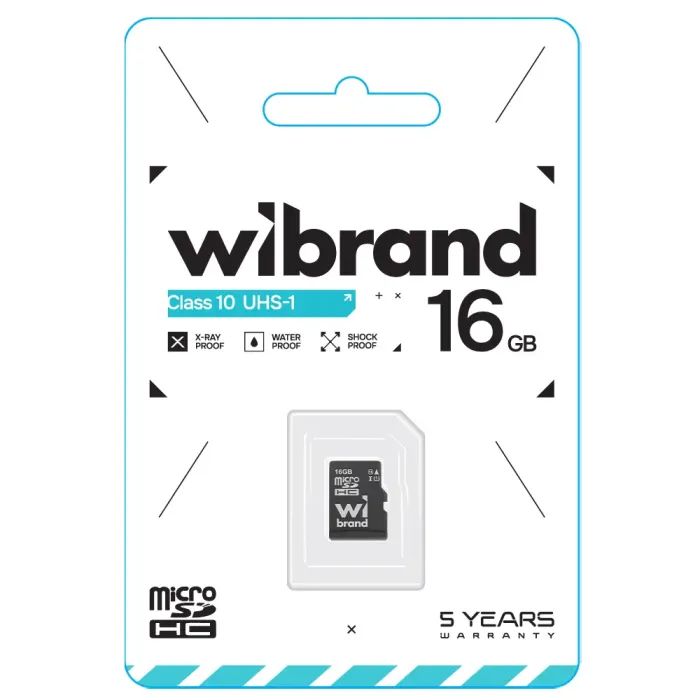 Карта памяти Wibrand 16GB microSD class 10 UHS-I (WICDHU1/16GB) изображение 2