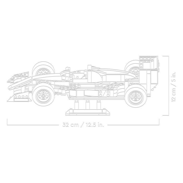 Конструктор LEGO Icons McLaren MP4/4 и Айртон Сенна (10330) изображение 9