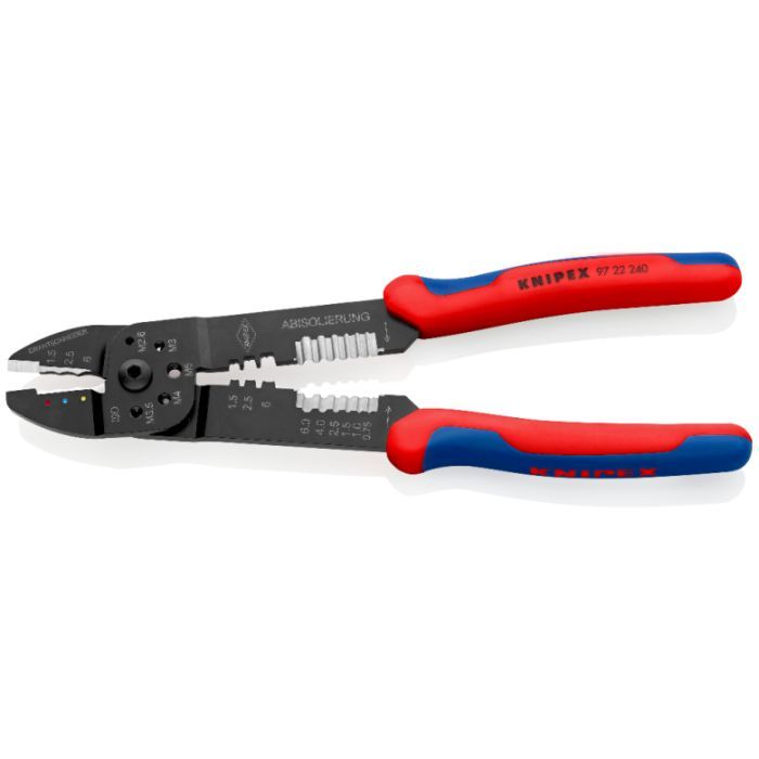 Знімач ізоляції KNIPEX універсальний для опрессовки та зачистки (97 22 240) зображення 2