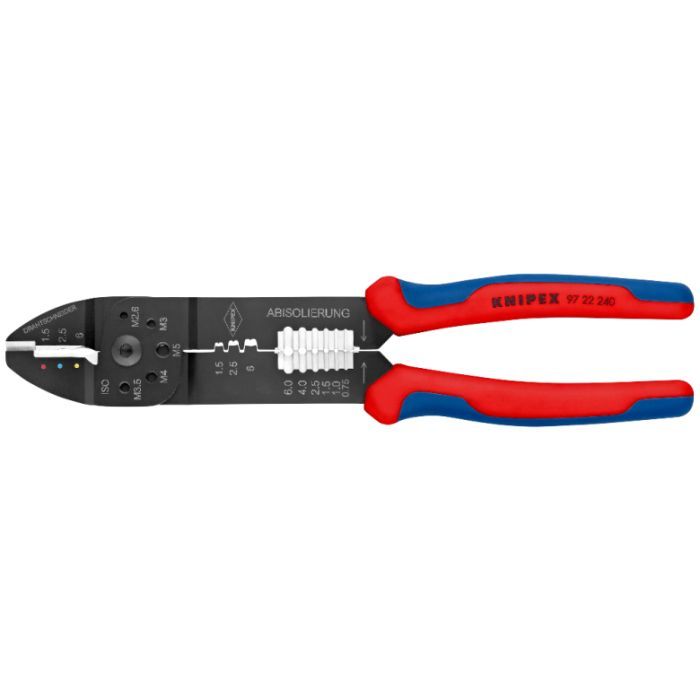Знімач ізоляції KNIPEX універсальний для опрессовки та зачистки (97 22 240) зображення 3